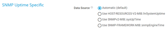 SNMP Uptime Specific SNMP Uptime Specific